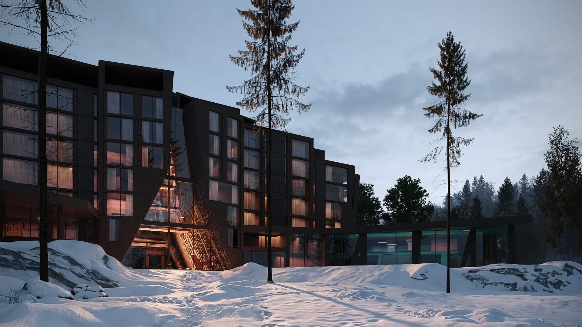 гостиница в горах